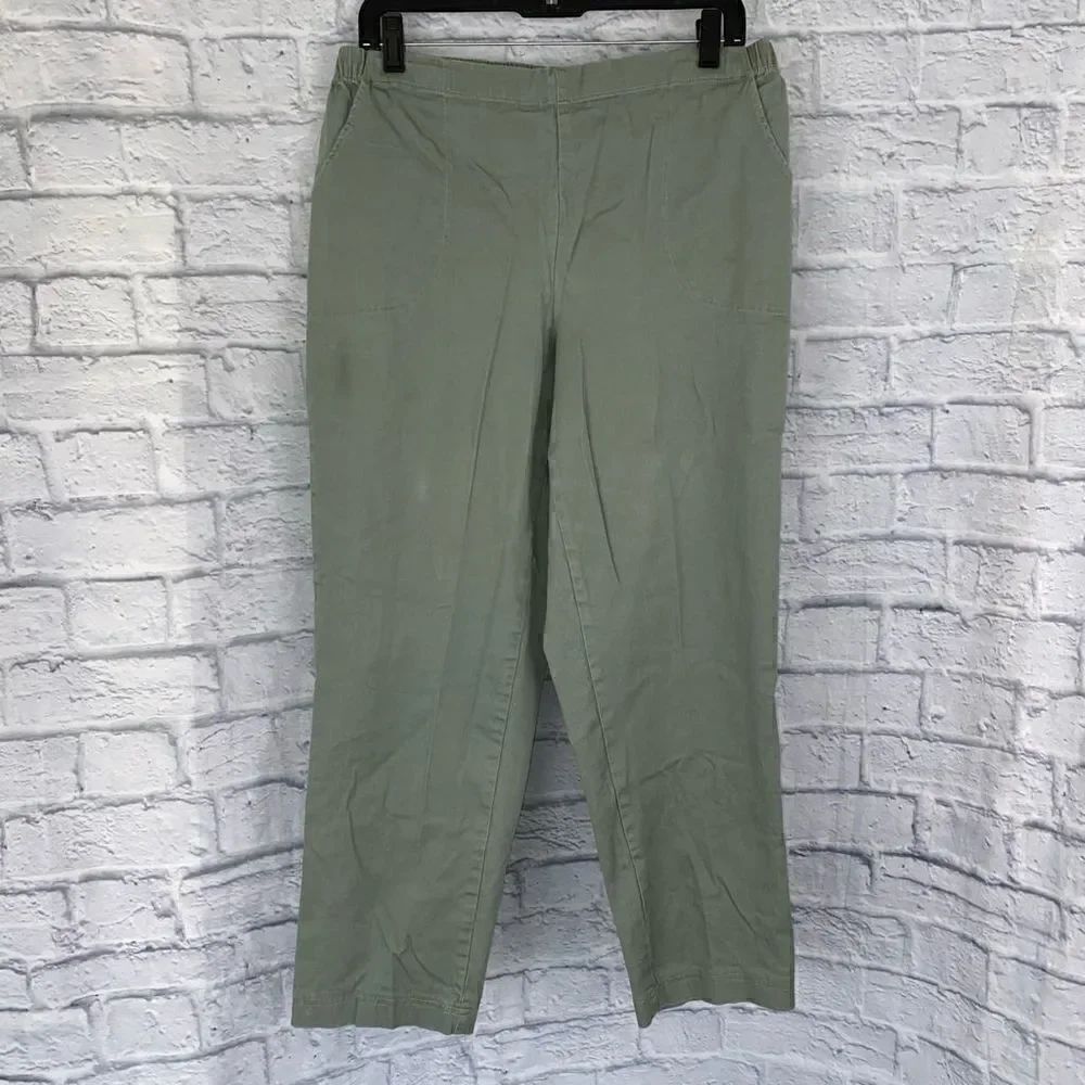 Croft & barrow petite stretch cotton blend pants sz 16P